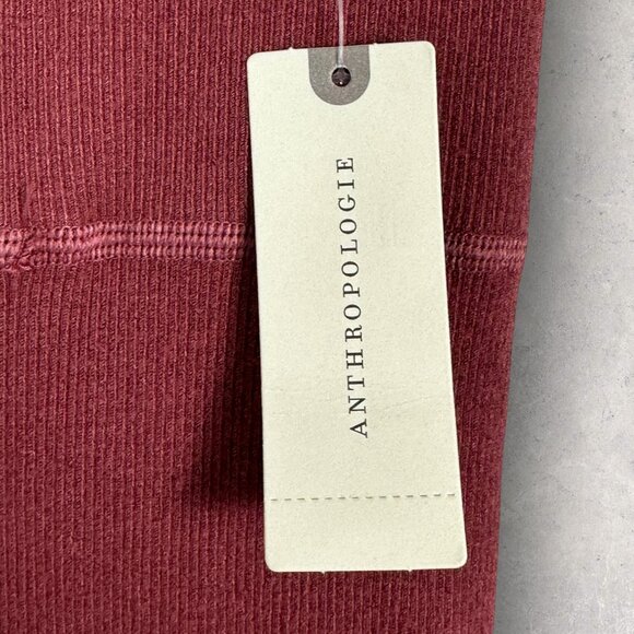 NWT By Anthropologie Everyday Seamless Leggings Womens Size Small High Rise Wine - Picture 4 of 11